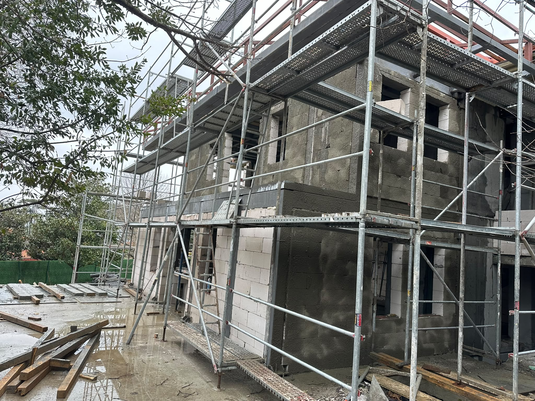 Tarabya Yavuz Kalkavan Villa cephe güçlendirme çalışması